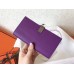 Replica Handbag Store Bi-Color Epsom Bearn Wallet Ultraviolet/Taupe
