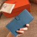 Replica Handbag Store Blue Jean Clemence Bearn Gusset Wallet