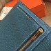 Replica Handbag Store Blue Jean Clemence Bearn Gusset Wallet
