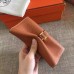 Replica Handbag Store Brown Clemence Bearn Gusset Wallet
