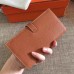 Replica Handbag Store Brown Clemence Bearn Gusset Wallet