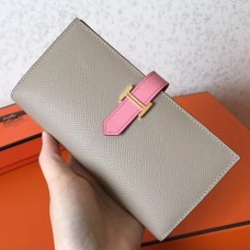Replica Handbag Store Bi-Color Epsom Bearn Wallet Grey/Pink Replica Handbag Store Bi-Color Epsom Bearn Wallet Grey/Pink