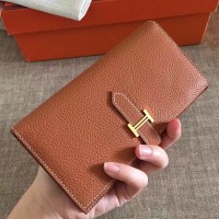 Replica Handbag Store Brown Clemence Bearn Gusset Wallet Replica Handbag Store Brown Clemence Bearn Gusset Wallet