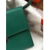 Replica Handbag Store Green Clic 16 Wallet With Strap