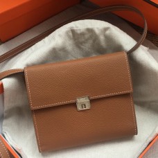 Replica Handbag Store Brown Clic 16 Wallet With Strap