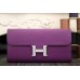 Replica Handbag Store Constance Wallet In Purple Epsom Leather Replica Handbag Store Constance Wallet In Purple Epsom Leather