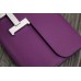 Replica Handbag Store Constance Wallet In Purple Epsom Leather Replica Handbag Store Constance Wallet In Purple Epsom Leather