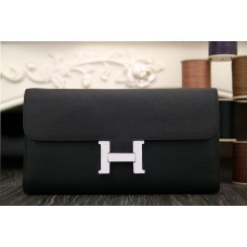 Replica Handbag Store Constance Wallet In Black Epsom Leather