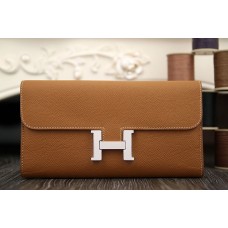 Replica Handbag Store Constance Wallet In Brown Epsom Leather
