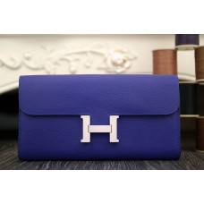 Replica Handbag Store Constance Wallet In Electric Blue Epsom Leather
