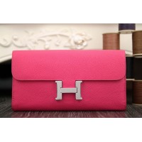Replica Handbag Store Constance Wallet In Peach Epsom Leather Replica Handbag Store Constance Wallet In Peach Epsom Leather