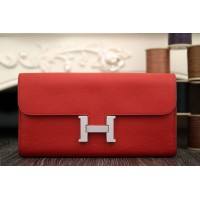 Replica Handbag Store Constance Wallet In Red Epsom Leather Replica Handbag Store Constance Wallet In Red Epsom Leather