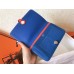 Replica Handbag Store Bicolor Dogon Duo Wallet In Blue/Piment Leather