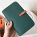 Replica Handbag Store Bicolor Dogon Duo Wallet In Malachite/Orange Leather Replica Handbag Store Bicolor Dogon Duo Wallet In Malachite/Orange Leather