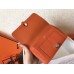 Replica Handbag Store Bicolor Dogon Duo Wallet In Black/Orange Leather