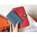 Replica Handbag Store Bicolor Dogon Duo Wallet In Red/Jean Leather