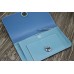 Replica Handbag Store Dogon Combine Wallet In Jean Blue Leather