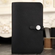 Replica Handbag Store Dogon Combine Wallet In Black Leather Replica Handbag Store Dogon Combine Wallet In Black Leather