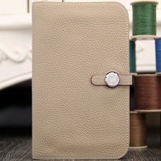 Replica Handbag Store Dogon Combine Wallet In Grey Leather Replica Handbag Store Dogon Combine Wallet In Grey Leather