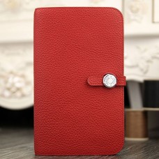 Replica Handbag Store Dogon Combine Wallet In Red Leather Replica Handbag Store Dogon Combine Wallet In Red Leather