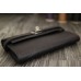 Replica Handbag Store Kelly Longue Wallet In Black Clemence Leather