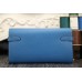 Replica Handbag Store Kelly Longue Wallet In Jean Blue Epsom Leather Replica Handbag Store Kelly Longue Wallet In Jean Blue Epsom Leather