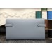 Replica Handbag Store Kelly Longue Wallet In Blue Lin Epsom Leather
