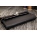 Replica Handbag Store Kelly Longue Wallet In Black Epsom Leather