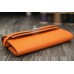 Replica Handbag Store Kelly Longue Wallet In Orange Epsom Leather