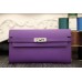 Replica Handbag Store Kelly Longue Wallet In Purple Epsom Leather Replica Handbag Store Kelly Longue Wallet In Purple Epsom Leather