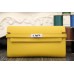 Replica Handbag Store Kelly Longue Wallet In Yellow Epsom Leather Replica Handbag Store Kelly Longue Wallet In Yellow Epsom Leather