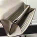 Replica Handbag Store Bicolor Kelly Ghillies Wallet In Ivory Swift Leather