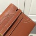 Replica Handbag Store Kelly Ghillies Wallet In Brown Swift Leather