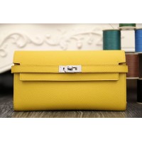 Replica Handbag Store Kelly Longue Wallet In Yellow Epsom Leather Replica Handbag Store Kelly Longue Wallet In Yellow Epsom Leather