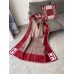 Replica Handbag Store Red Avalon III Throw Blanket Replica Handbag Store Red Avalon III Throw Blanket
