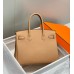 Replica Handbag Store Birkin 30cm Bag In Chai Clemence Leather