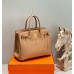 Replica Handbag Store Birkin 30cm Bag In Chai Clemence Leather