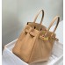 Replica Handbag Store Birkin 30cm Bag In Chai Clemence Leather