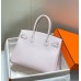Replica Handbag Store Birkin 30cm 35CM Bag In Mauve Pale Clemence Leather