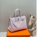 Replica Handbag Store Birkin 30cm 35CM Bag In Mauve Pale Clemence Leather