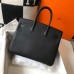 Replica Handbag Store Birkin 30cm 35cm Bag In Black Clemence Leather Replica Handbag Store Birkin 30cm 35cm Bag In Black Clemence Leather