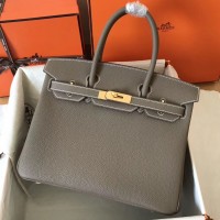Replica Handbag Store Birkin 30cm 35cm Handmade Bag In Etain Clemence Leather Replica Handbag Store Birkin 30cm 35cm Handmade Bag In Etain Clemence Leather
