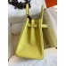Replica Handbag Store Birkin 30cm 35cm Bag In Lime Epsom Epsom Leather