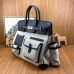 Replica Handbag Store HAC Cargo Birkin 40 Handmade Bag in Toile with Black Leather Replica Handbag Store HAC Cargo Birkin 40 Handmade Bag in Toile with Black Leather