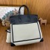 Replica Handbag Store HAC Cargo Birkin 40 Handmade Bag in Toile with Black Leather Replica Handbag Store HAC Cargo Birkin 40 Handmade Bag in Toile with Black Leather