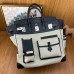 Replica Handbag Store HAC Cargo Birkin 40 Handmade Bag in Toile with Black Leather Replica Handbag Store HAC Cargo Birkin 40 Handmade Bag in Toile with Black Leather