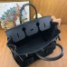 Replica Handbag Store HAC Cargo Birkin 40 Handmade Bag in Black Toile