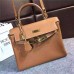 Replica Handbag Store Kelly 28cm Bag Togo Leather Brown Gold Handmade Bag