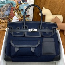 Replica Handbag Store Cargo Birkin 35cm Limited-edition Bag in Navy Blue Canvas Replica Handbag Store Cargo Birkin 35cm Limited-edition Bag in Navy Blue Canvas
