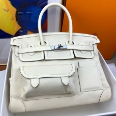 Replica Handbag Store Cargo Birkin 35cm Limited-edition Bag in White Canvas Replica Handbag Store Cargo Birkin 35cm Limited-edition Bag in White Canvas